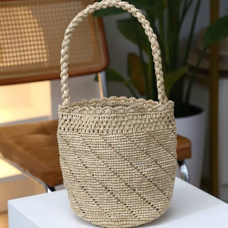 Handmade Macrame Bag with Unique Structure Kalsten