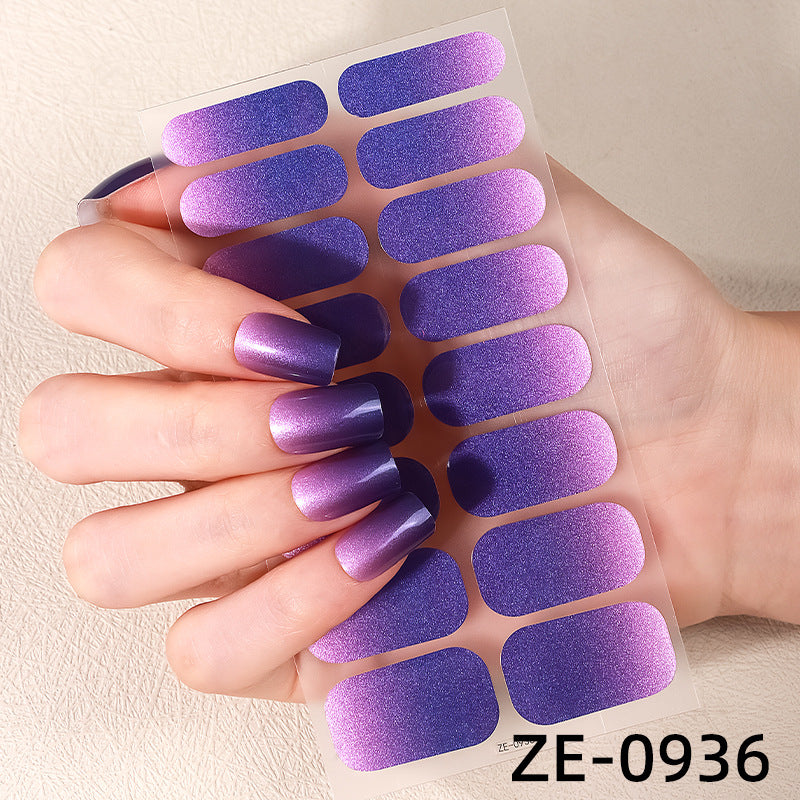Artistic Press-On Nail Wraps