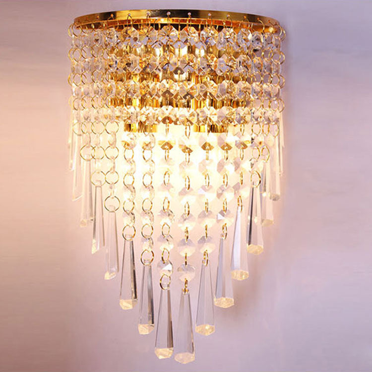 Glamorous Crystal Wall Sconce