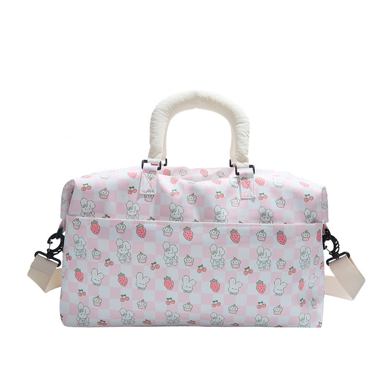Playful Patterned Travel Duffle Bag Kalsten