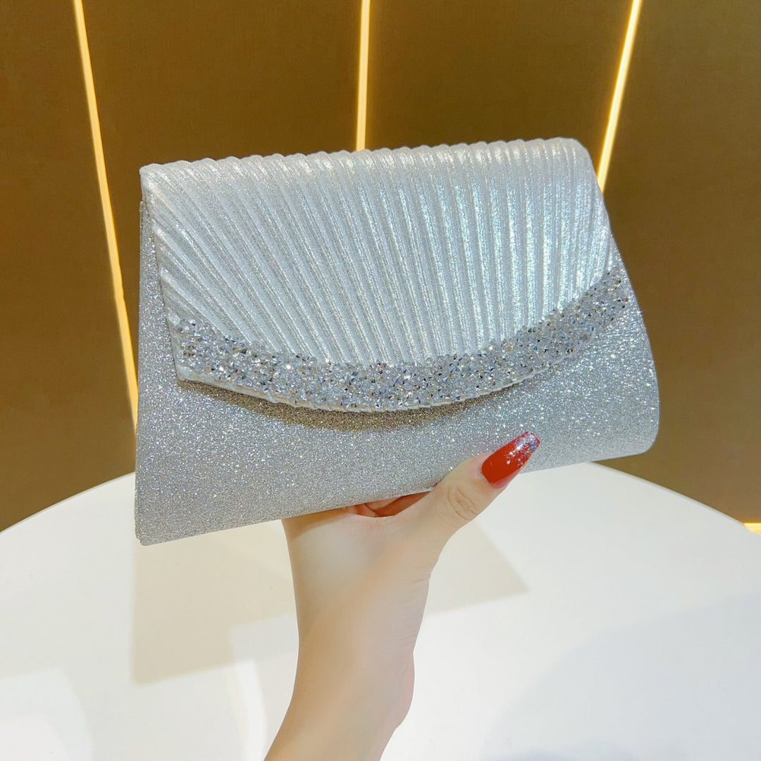 Elegant Pleated Evening Clutch