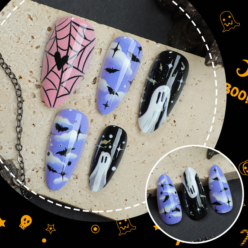 Halloween-Themed Nail Art Kalsten