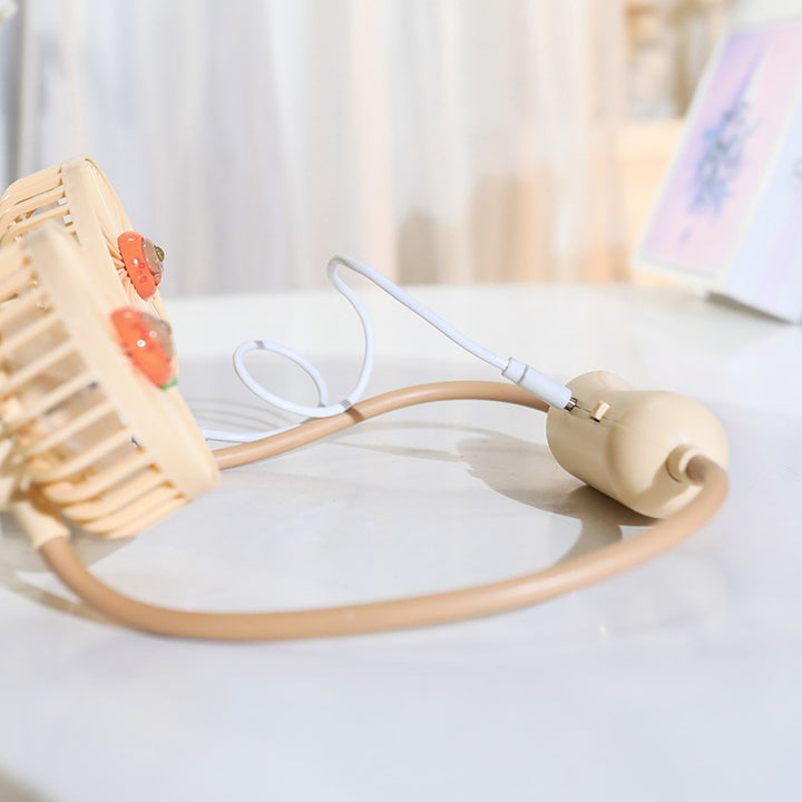 Portable Usb Neck Fan with Flexible Mount Kalsten
