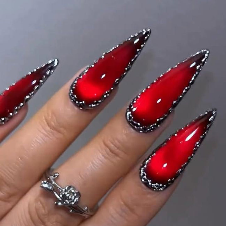 Artificial nails with polka dots Kalsten