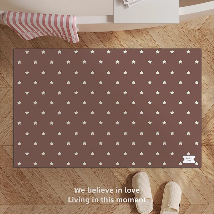 Cozy Star Pattern Bath Mat Kalsten