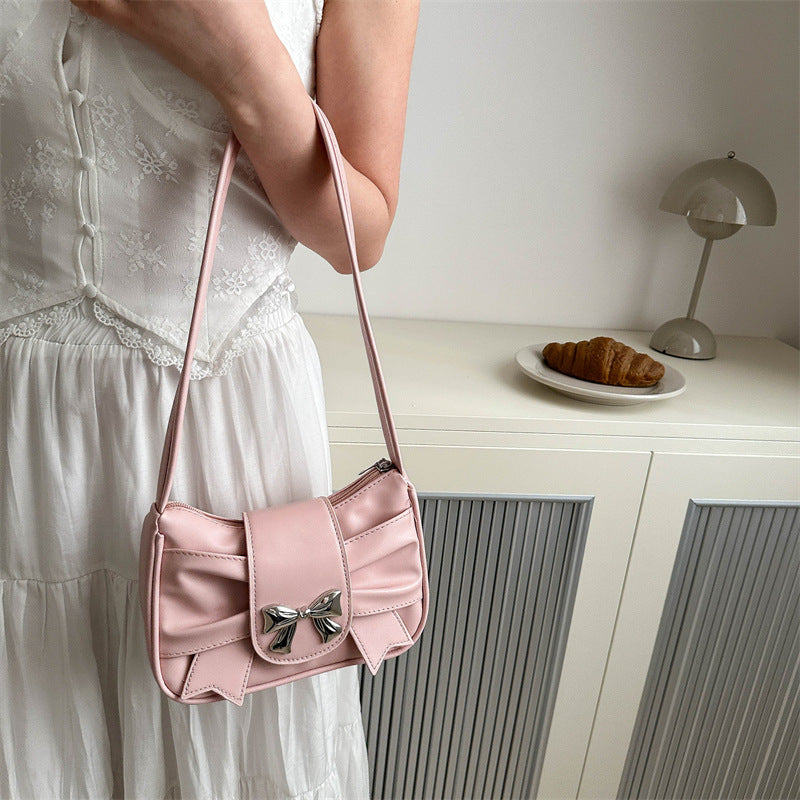 Elegant Bow Accent Shoulder Bag Kalsten