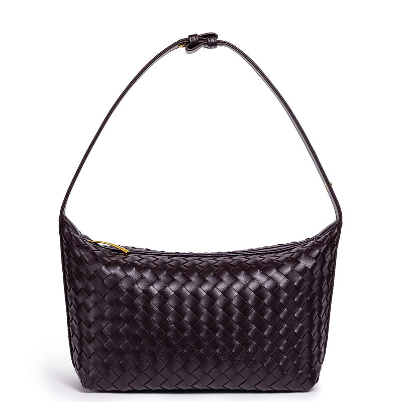 Braided Vegan Leather Shoulder Bag Kalsten