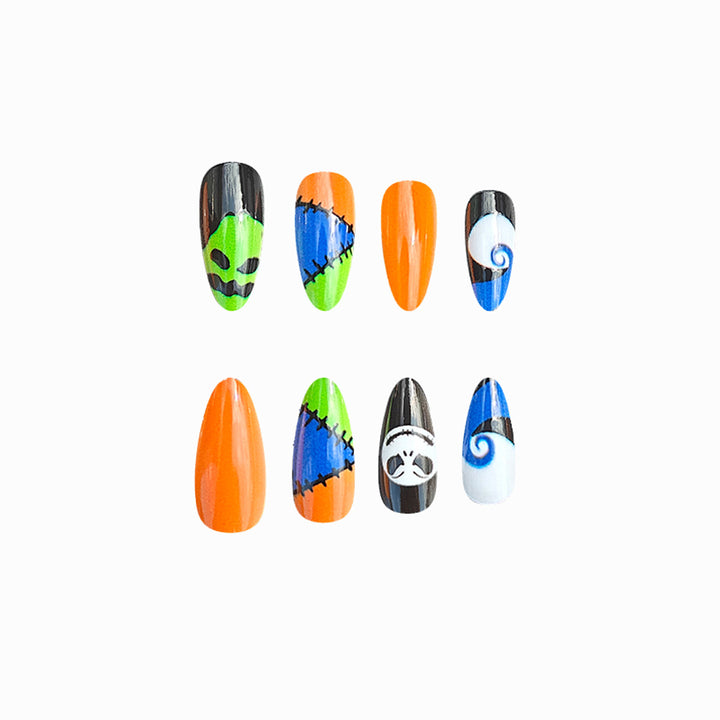 Halloween-Themed Nail Art
