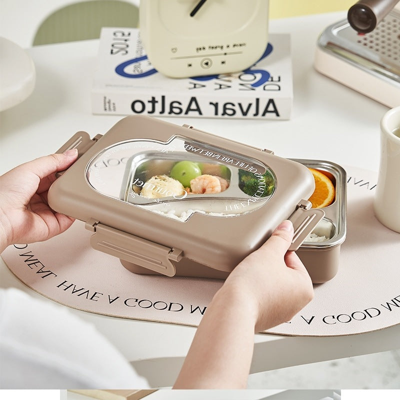Multi-Compartment Stainless Steel Meal Prep Container