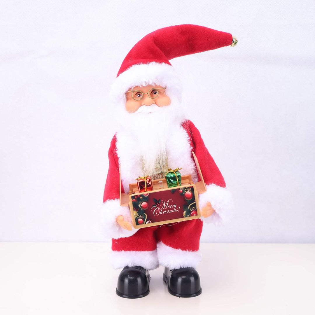 Decorative Santa Claus figure with candy