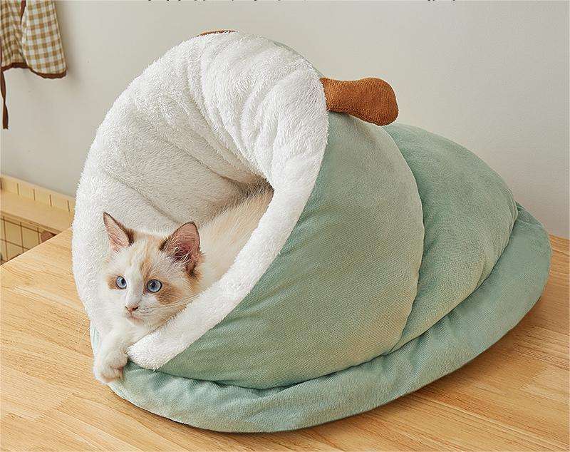 Cozy Enclosed  Nest  Dog Bed