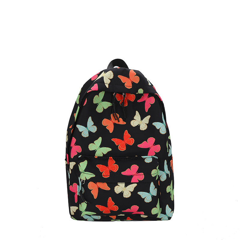 Vibrant Butterfly Patterned Backpack Kalsten