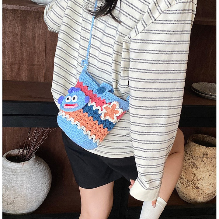 Fun Crochet Fish-Shaped Mini Bucket Bag