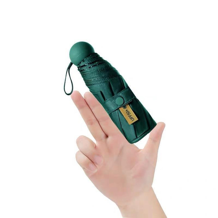 Ladies compact automatic folding umbrella with durable protective canopy Kalsten