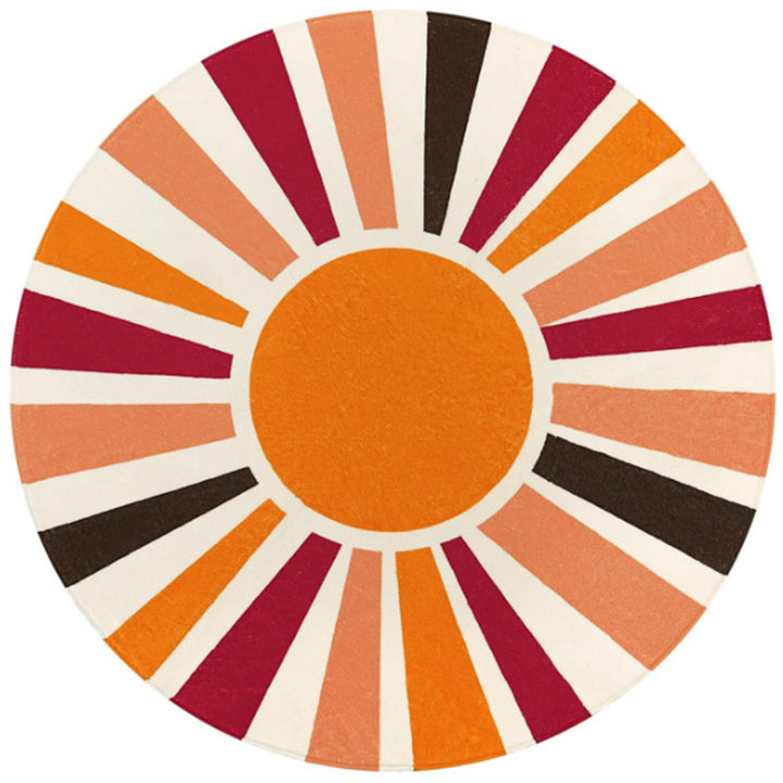 Gaming-Themed Round Plush Area Mat