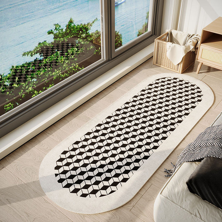 Geometric Patterned Runner Rug Kalsten