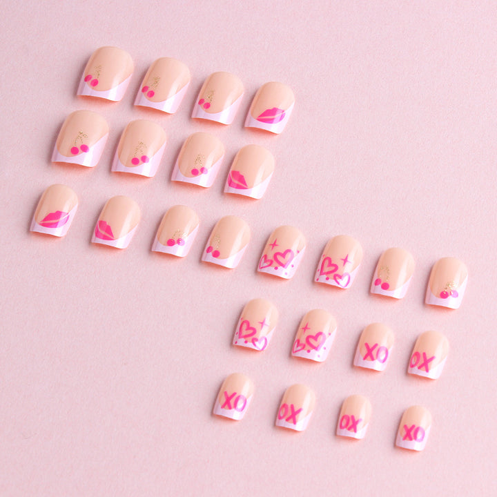 Artistic Abstract Press-On Nails Kalsten