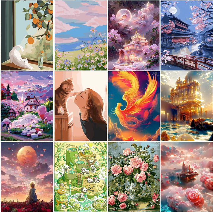 Floral Still Life Decorative Canvas Art Kalsten