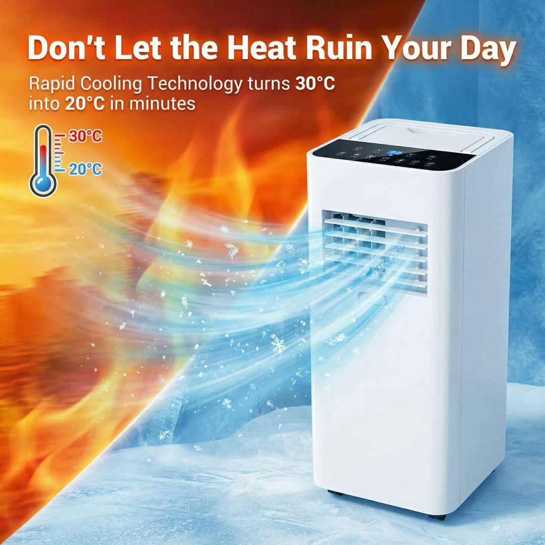 Unisex One Size rapid-cool compact portable climate cooler with digital touch controls and directed air outlets Kalsten