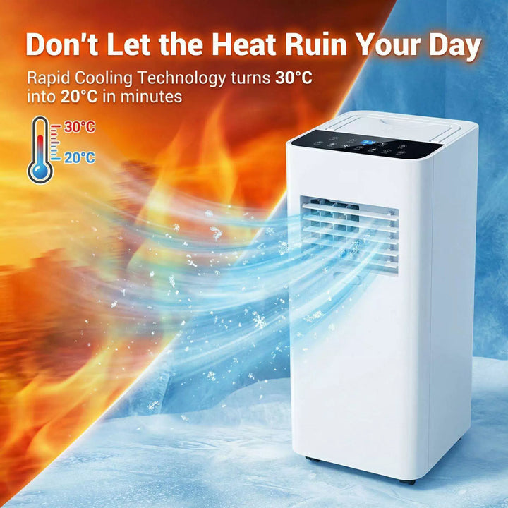 Unisex One Size rapid-cool compact portable climate cooler with digital touch controls and directed air outlets Kalsten
