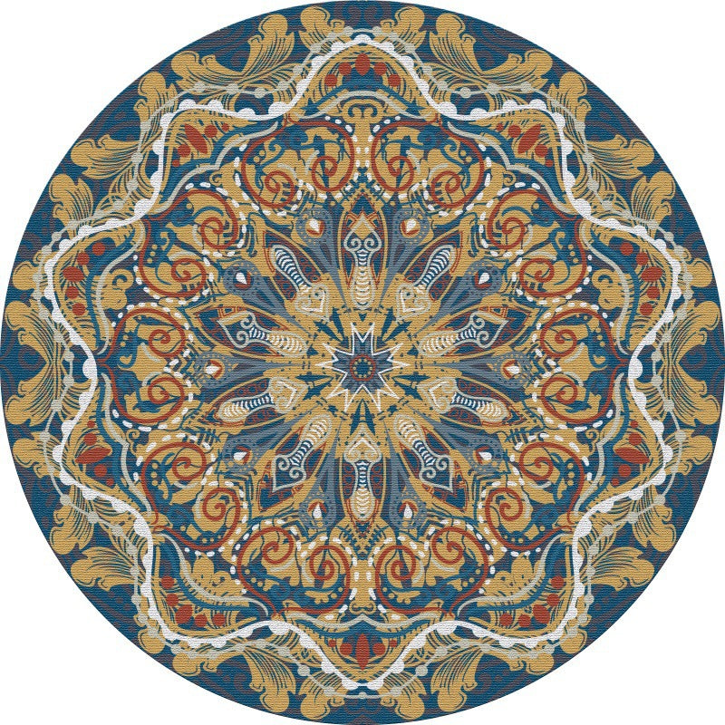 Mandala-Inspired Decorative Area Rug Kalsten