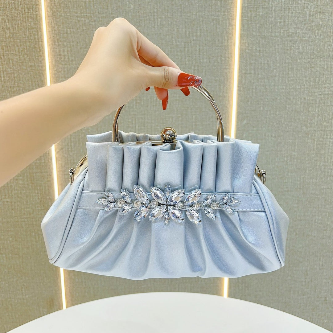 Ruched Evening Handbag