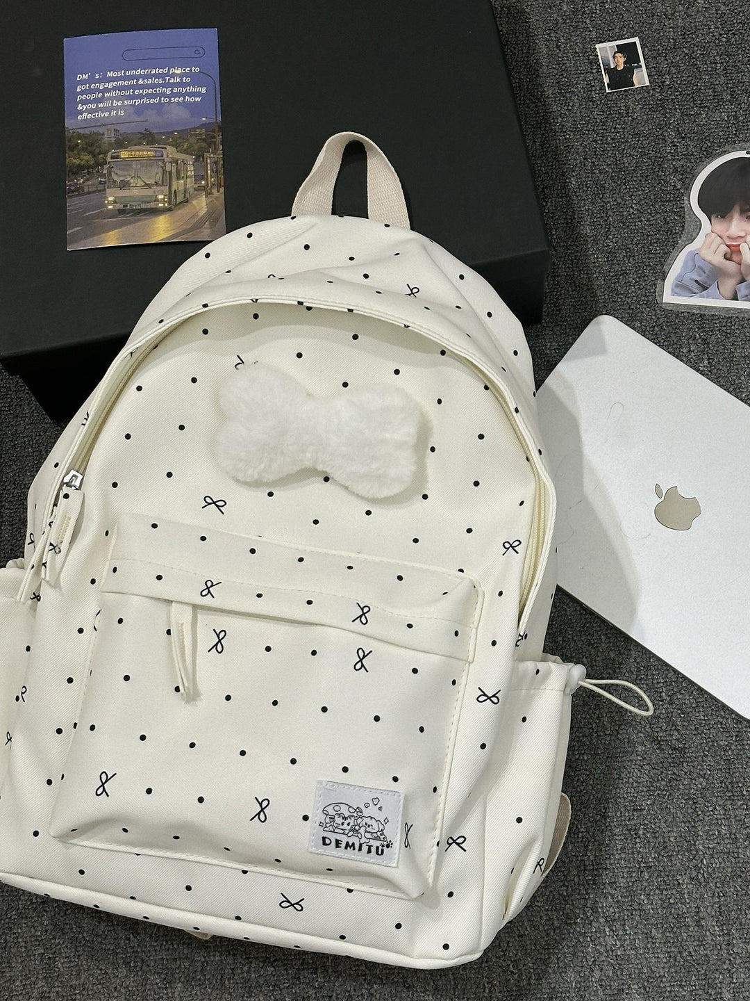 Playful Polka Dot Backpack Kalsten