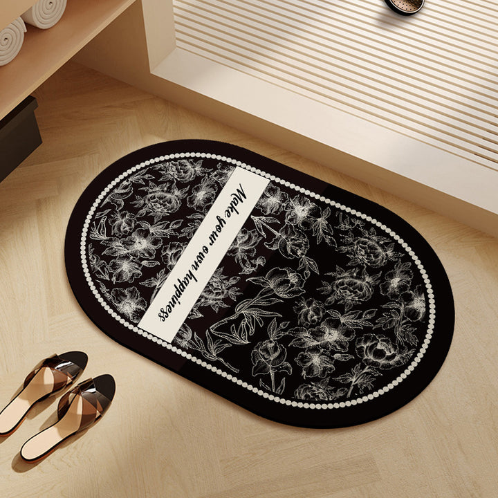 Decorative Motivational Bath Rug