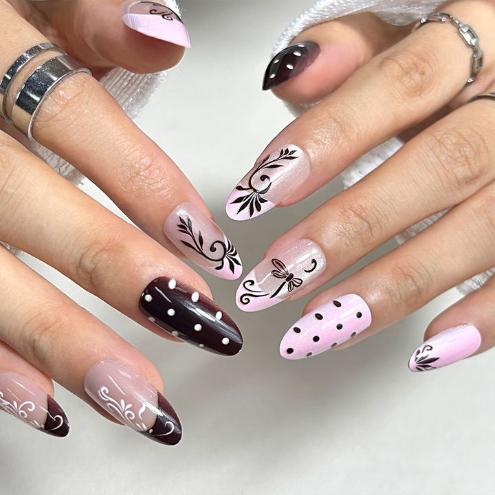 Premium Artistic Press-On Nail Set Kalsten