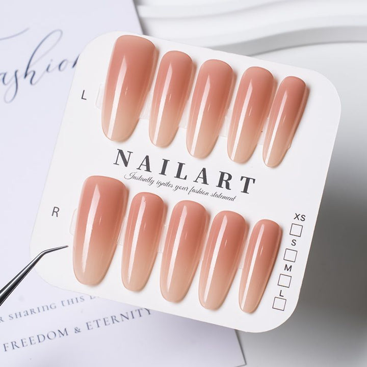 Artistic Stiletto Press-On Nail Set with Floral Embellishments Kalsten