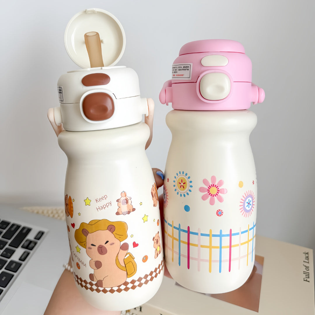 Insulated drinking bottle with cheerful strawberry design Kalsten