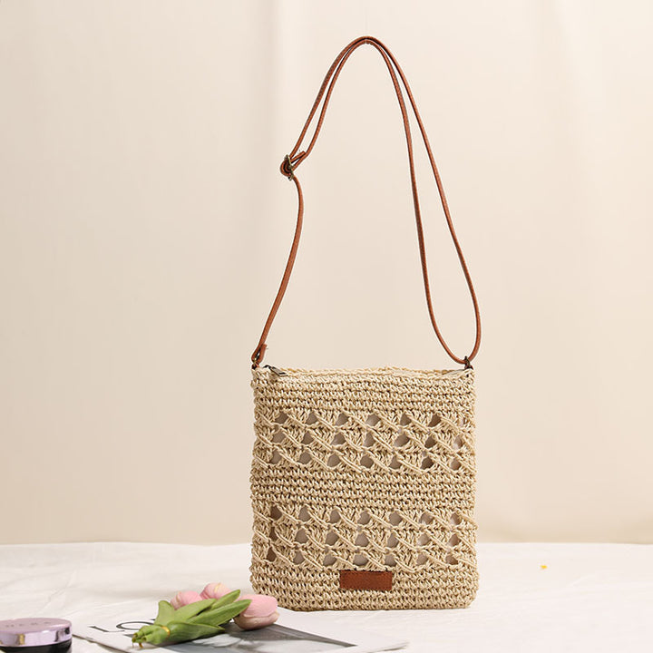 Hand-knotted shoulder bag in elegant design Kalsten