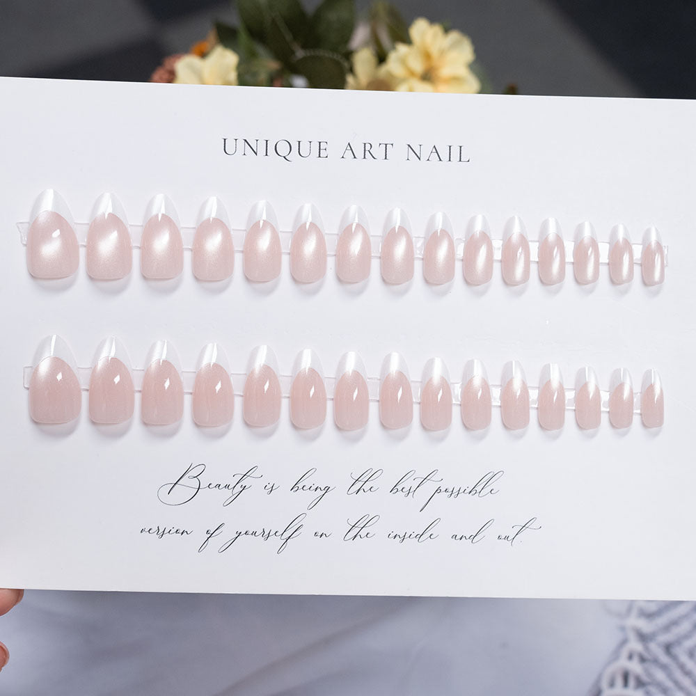 Versatile Press-On Nail Set with Unique Art Designs