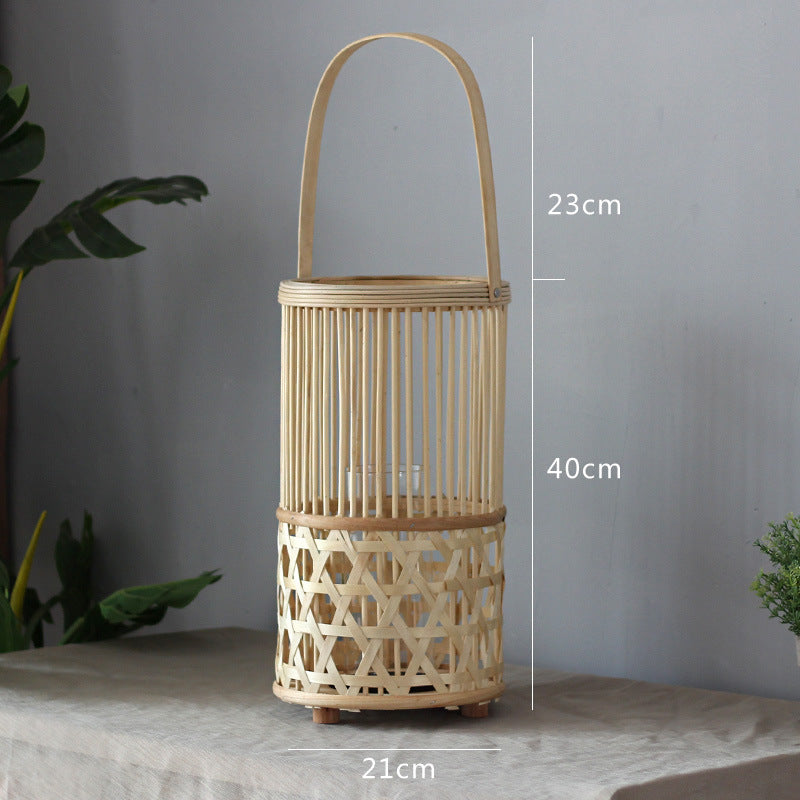 Handcrafted lantern made of rattan Kalsten