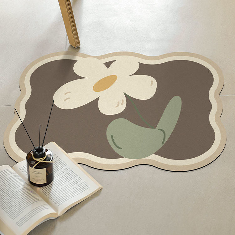 Floral Decorative Area Mat