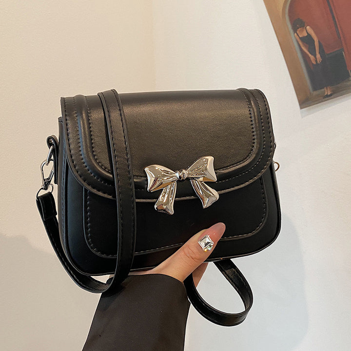 Bow-Embellished Crossbody Bag
