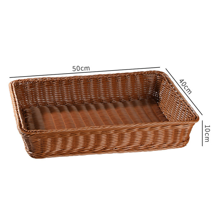 Large Rectangular Woven Storage Tray Kalsten