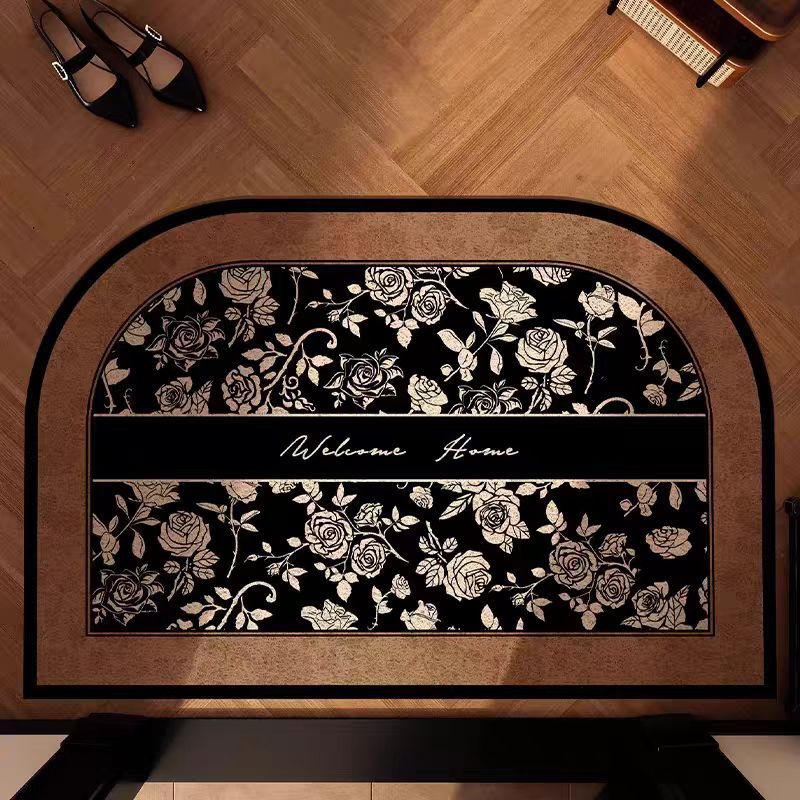 Decorative Floral Door Mat
