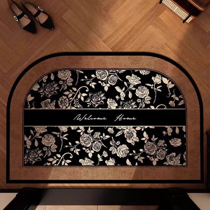 Decorative Floral Door Mat