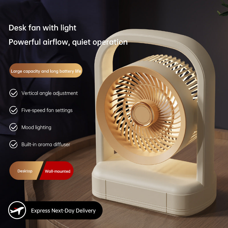 Unisex Portable Rechargeable Desk Fan Kalsten