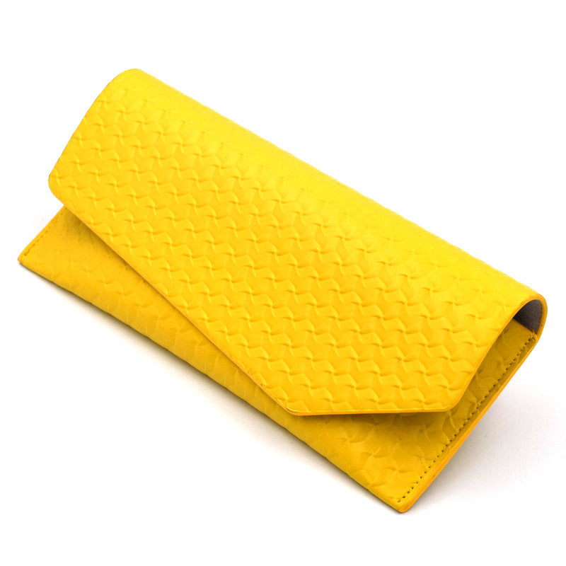 Textured Leather Clutch Wallet Kalsten