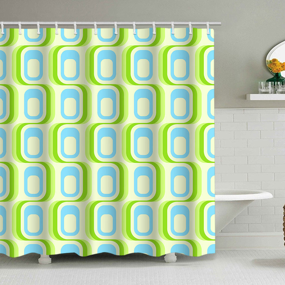Geometric Motif Shower Curtain Kalsten