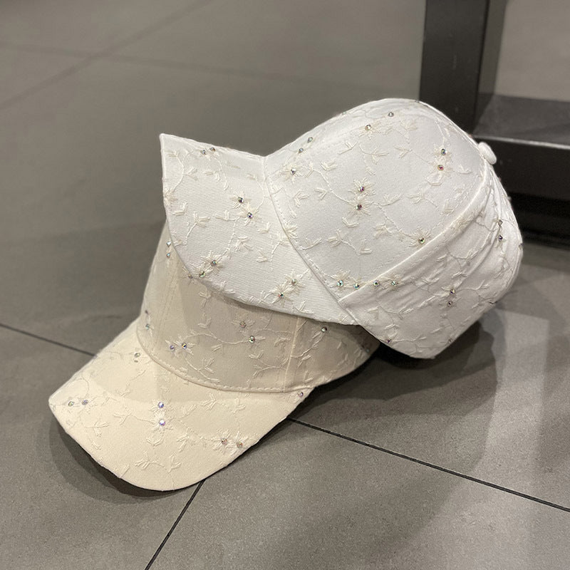 Women's Embroidered Rhinestone-Detail Baseball Cap Kalsten