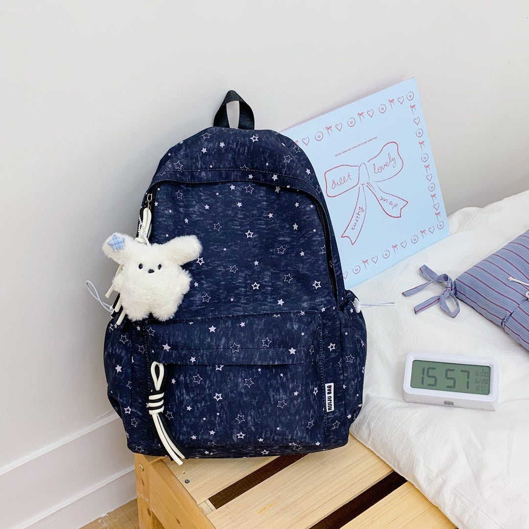 Cute Star-Patterned School Backpack Kalsten