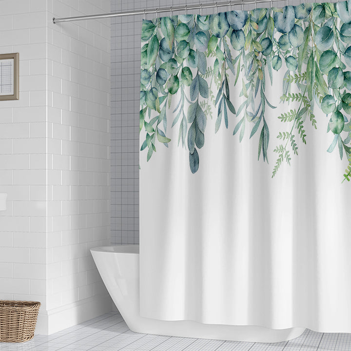 Leafy Botanical Shower Curtain Kalsten