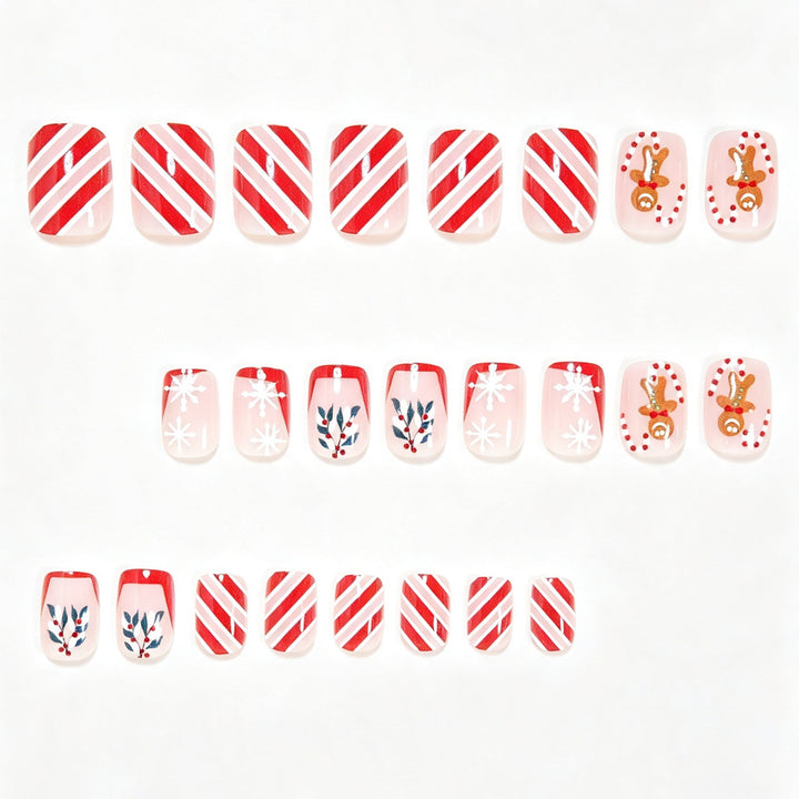 Festive Holiday Nail Art Set Kalsten