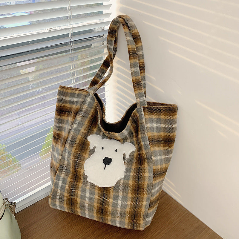 Playful Patterned Tote Bag