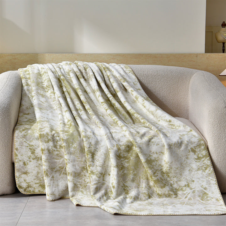 Luxury Leopard-Print Fleece Throw Blanket Kalsten