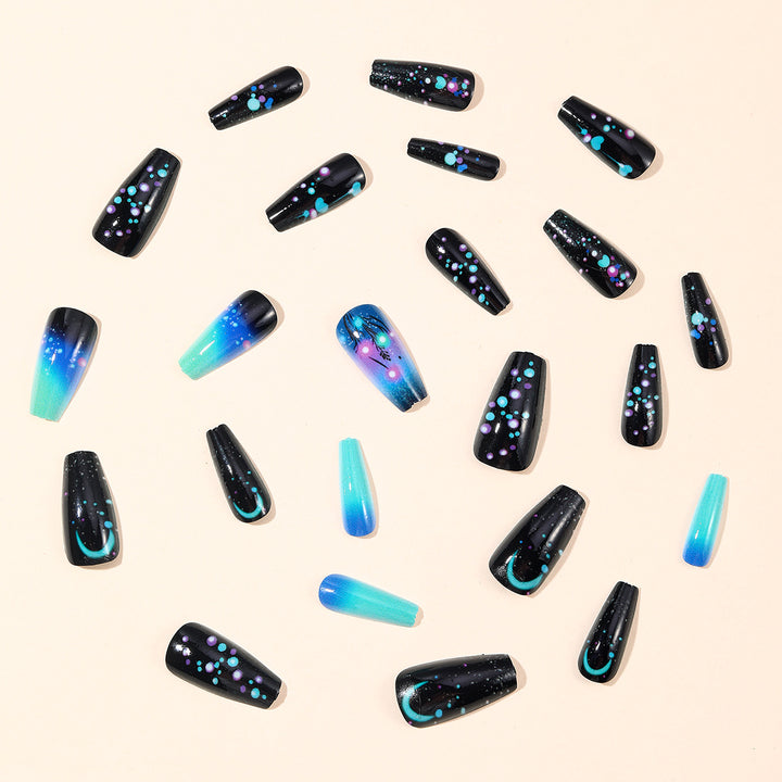 Glamorous Neon Glitter Nail Art Extensions Kalsten