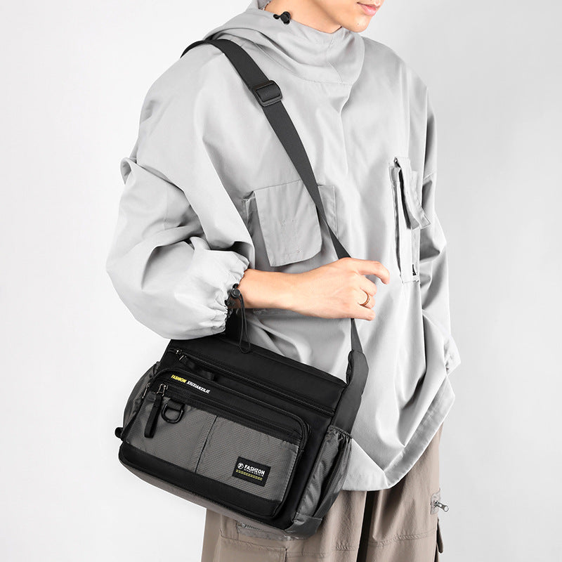 Multi-Pocket Messenger Bag